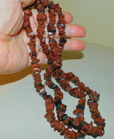 Mahogany obsidian extra long necklace is 85 cm!