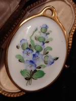 Herend forget-me-not pendant