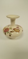 Zsolnay, small single-stranded vase with floral decor