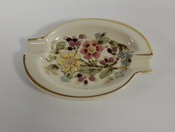 Zsolnay, ashtray decorated with floral motifs