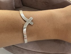 Designer silver pattern bracelet beautiful