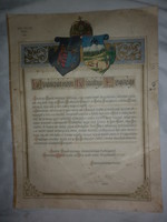 Beszterce naszód vármegye köszöntő levele ferenc ferdinánd trónörökösnek 1914