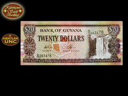 UNC - 20 DOLLÁR - GUAYANA - 2009