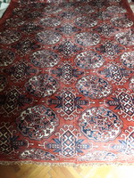Beautiful velvet mokett rug, tablecloth, fringed. Size: 266x120cm. Last price!
