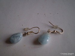 Aquamarine hanging earrings