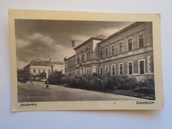 D184243 old postcard Jászberény grammar school 1956
