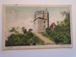 D184275 old postcard of Visegrád Solomon's Tower 1930's