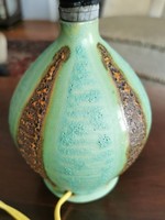 Retro luminaire, Hungarian handicraft ceramics, 16 cm