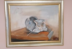 Painting mico cat