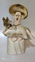 Vertel andrea ceramic figurine with male bird