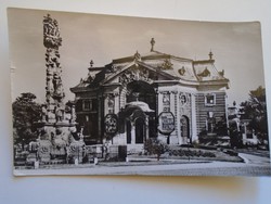 D184358 old postcard Kecskemét soldier Joseph Theater 1967