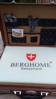 ÚJ! Berghome Switzerland Profiline SG Original Profi 24 részes,készlet Edelstahl,Rostfrei,Handarbeit