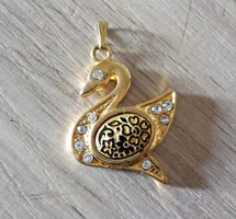 For Jezsoka user! Toledo swan with pendant stones