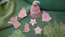 Tasteful Christmas tree decoration collection - 7 pieces