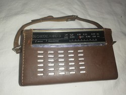 Sokol radio works with a brown case