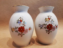 Gyönyörű kézzel festett Augarten váza pár