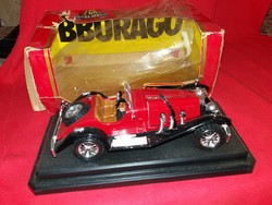 Régebbi BURAGO MERCEDES BENZ SSK modellautó nagy méret 1:18 skála a képek szerint
