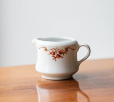 Alföldi retro porcelán mini kiöntő - nagyon pici tejszínes, citromos kancsó