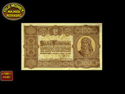100 KORONA - 1923 - A KISMÉRETŰ SOROZATBÓL