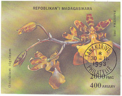 Madagaszkár emlékbélyeg blokk 1993