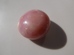 Natural pink Peruvian opal in drum polished form. For ornaments or Moroccan stones. 7.5 Grams