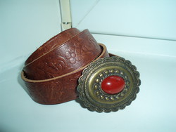 Vintage women's leather belt