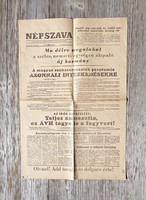 Népszava October 26, 1956