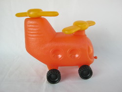 Retro trafikáru műanyag játék helikopter