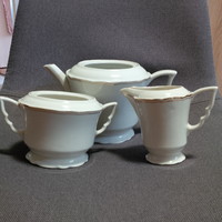 Zsolnay tea set accessories