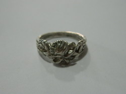 Antik ezüst rózsás gyűrű