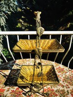 Metal Two-Story Fruit Basket