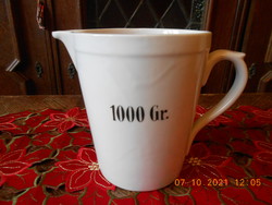 Zsolnay patika mérőedény / kancsó 1000 grammos
