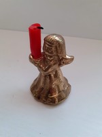 Copper small copper angelic candle holder