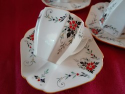 Beautiful shelley English antique coffee set for 5 people
