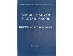 English-Hungarian, Hungarian-English administrative dictionary