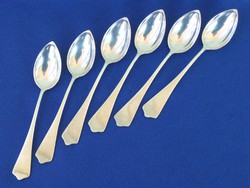 Silver teaspoon set, klinkosch! Set of six. I will break the stock upon request!