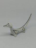 Hollóházi porcelán Art Deco kutya!