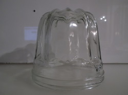 Üveg - hőálló pudingforma, 1/2 l, újszerű, karcmentes, hibátlan