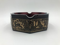 Moser, Karlsbad purple glass ashtray