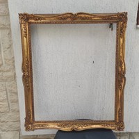 Large size antique Biedermeier painting frame, picture frame mirror frame in gilded blond character