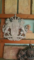 Rarity! Bavarian coat of arms about30cm metal casting shield ornament