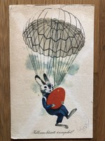 Aranyos Húsvéti képeslap -  Kecskeméty Károly  rajz