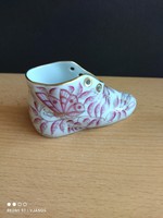 Herendi porcelán Zova mintás cipő