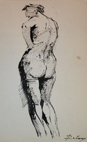 Lajos Szalay ink sketch ii.