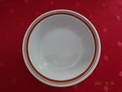 Lowland porcelain bowl, brown stripes, diameter 14 cm. He has!
