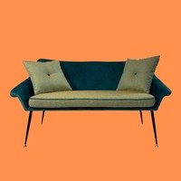 The web furniture combination is a renovated design cologne sofa from Germany in the 1970s
