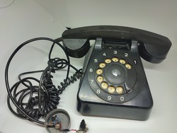 Old dial vinyl phone