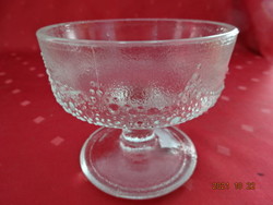 Glass ice cream cup with a diameter of 9.5 cm. He has!