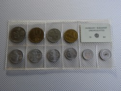 1984 Foil circulation line with unc coins / 3