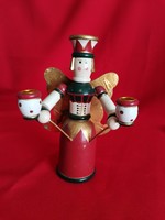 Craft wooden beautiful Christmas candle holder!